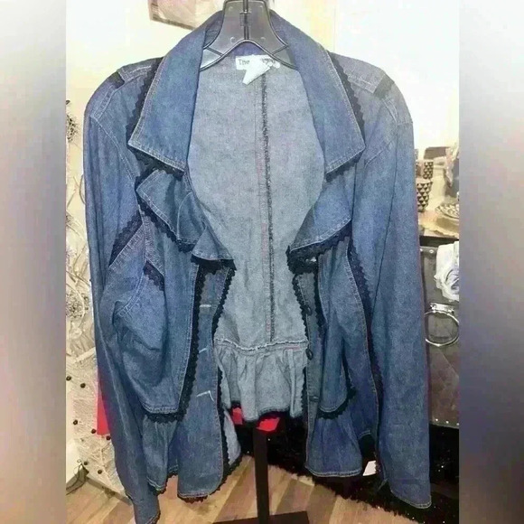 PARAGON Jackets & Blazers - The Paragon Jean blazer size 2X